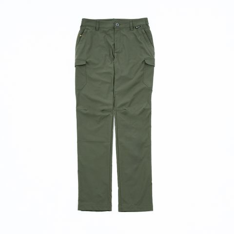 ADISI 女Supplex格紋速乾長褲 AP2411044 / 森林綠