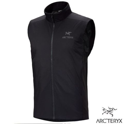 Arcteryx 始祖鳥 男 Atom 輕薄抗水耐磨化纖保暖背心(僅230g).防風背心/Coreloft科技羽絨.適登山運動/X000007475 黑