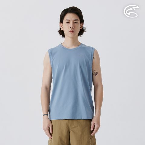 男環保紗消臭快乾背心 AV2511089 城牆藍 (M-3XL)