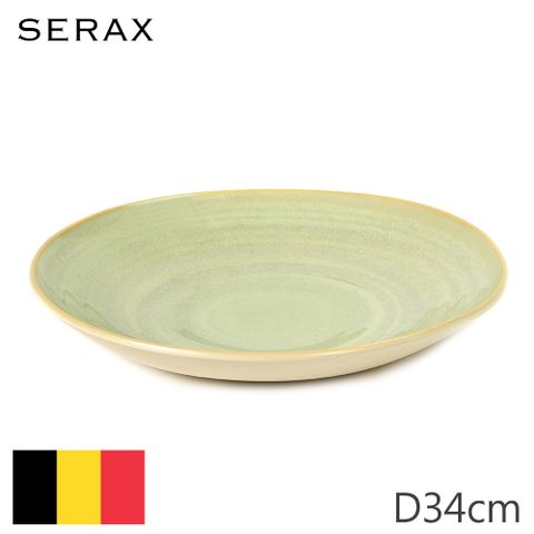 【Serax】比利時製PURE服務圓盤D34cm-白