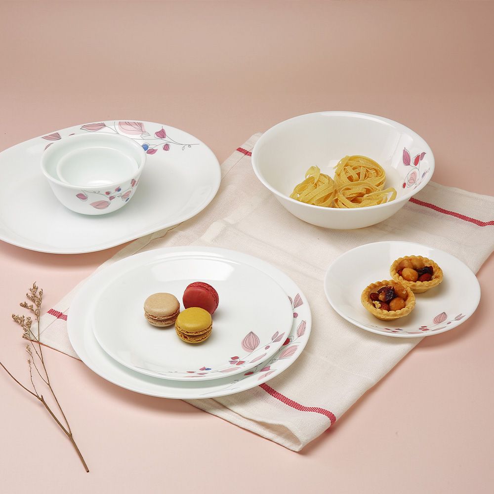 Corelle Brands 康寧餐具 嫣紅微風5件式餐具組-E01