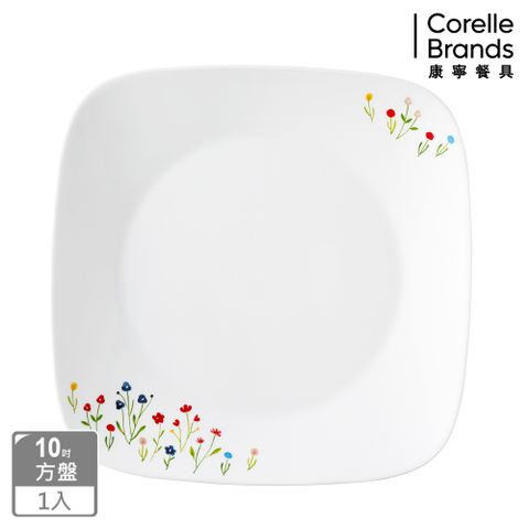 Corelle Brands 康寧餐具 春漾花朵方形10吋平盤