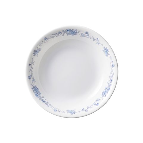 【美國康寧 CORELLE】優雅淡藍6吋深盤