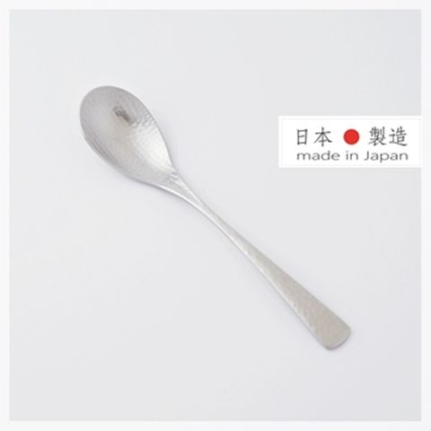 【NAGOMI】日本製 槌目手感不鏽鋼茶匙