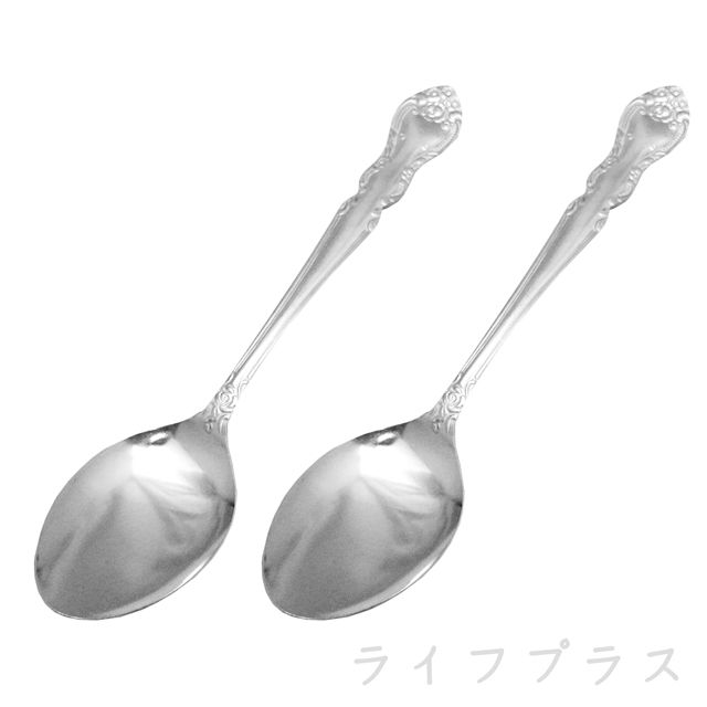  【一品川流】日本製 雕花大餐匙-2入x2組