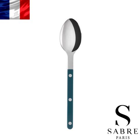 Sabre Paris Bistrot復古酒館純色系列-亮面主餐湯匙-酒紅