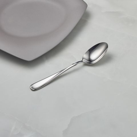 有種創意 - 日本山崎金屬 - FLORA系列 - 不鏽鋼湯匙 (179mm)