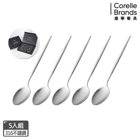Corelle Brands 康寧餐具 316不鏽鋼餐匙-五入禮盒組