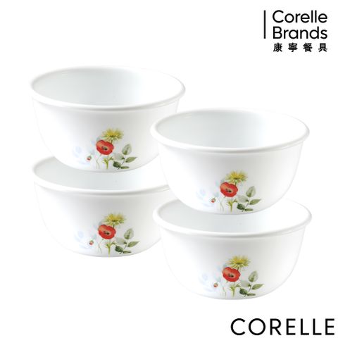 Corelle Brands 康寧餐具 CORELLE 康寧花漾彩繪4件式餐碗組-D02