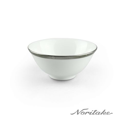 【Noritake】文藝復興銀骨磁湯碗(9.6cm)