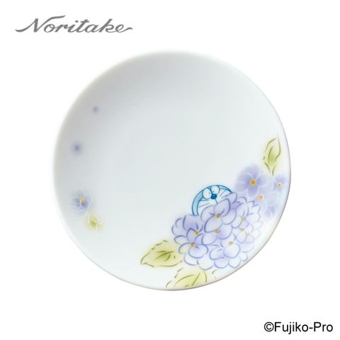 【NORITAKE】哆啦A夢-繡球花系列 醬油碟10.4CM(新品上市)