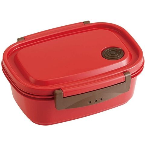 SKATER 日本製 復古低彩度輕巧便當盒550ml 覆盆子紅