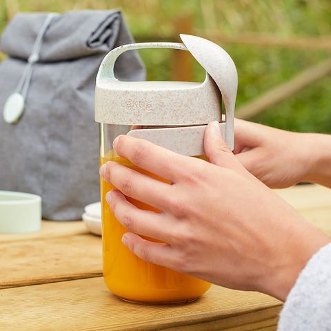 LEKUE 附匙手提式便當盒(米600ml)