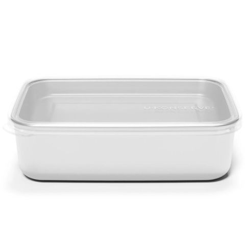 美國 U-Konserve 優康  經檢驗食品安全等級 304 不鏽鋼保鮮盒/便當盒 1350ml_透明_UKR001