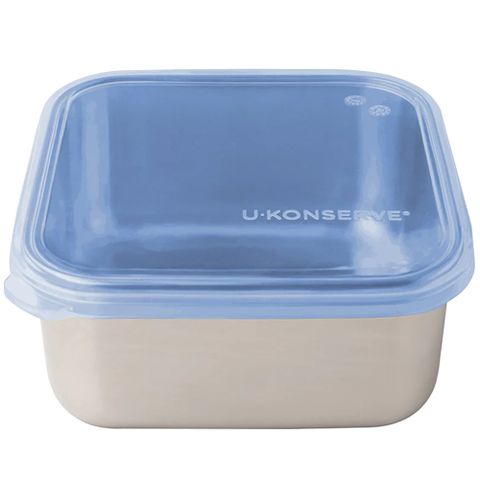 美國優康 U-Konserve 通過 LFGB 食品安全等級認證 / CPSIA 檢驗不鏽鋼便當盒 900ml_宇宙藍_UKS005