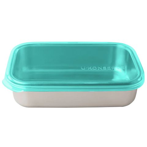 美國優康 U-Konserve 通過 LFGB 食品安全等級認證 / CPSIA 檢驗不鏽鋼便當盒 750ml_島青色_UKR009