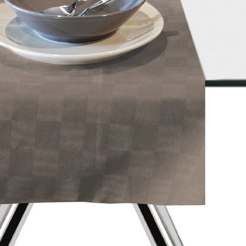 EXCELSA 長形桌旗(棕棋盤格)