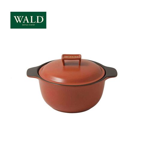 義大利WALD-陶鍋系列-20cm燉鍋-磚紅色-有原裝彩盒