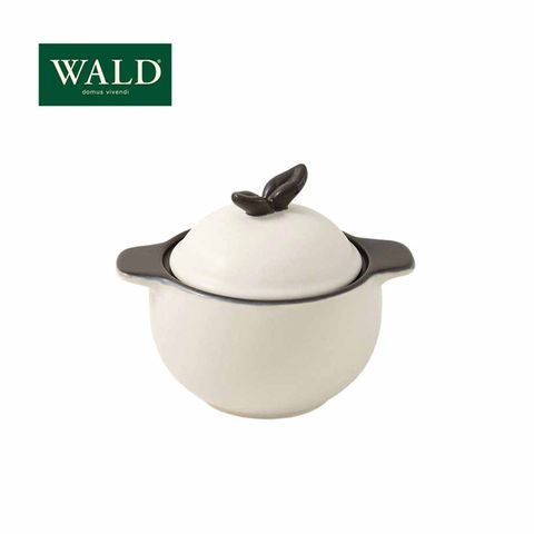 義大利WALD-陶鍋系列-蘋果造型小鍋-粉白色-有原裝彩盒