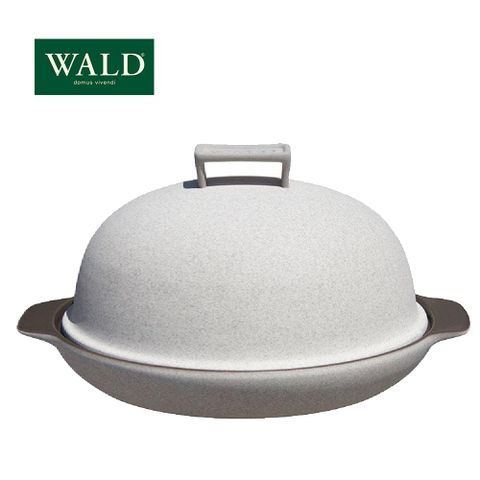 義大利WALD-陶鍋系列-28.5CM麵包鍋 (砂點白灰色)