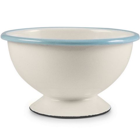 IBILI 高腳琺瑯餐碗(淡藍14cm)