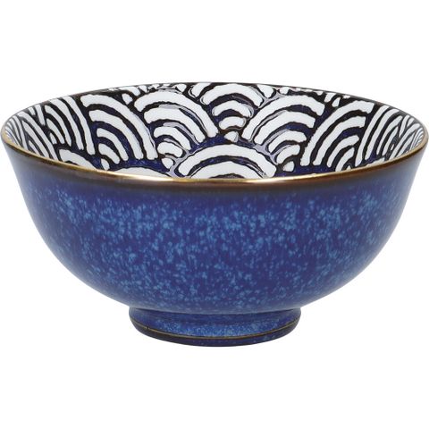 《CreativeTops》瓷製餐碗(大浪紋12cm)