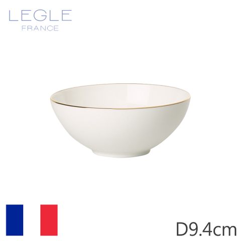 【LEGLE】法國如意口湯碗-D9.4cm-金邊