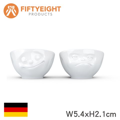 【FIFTYEIGHT】德國Tassen笑臉蛋杯2入組-開心+癟嘴
