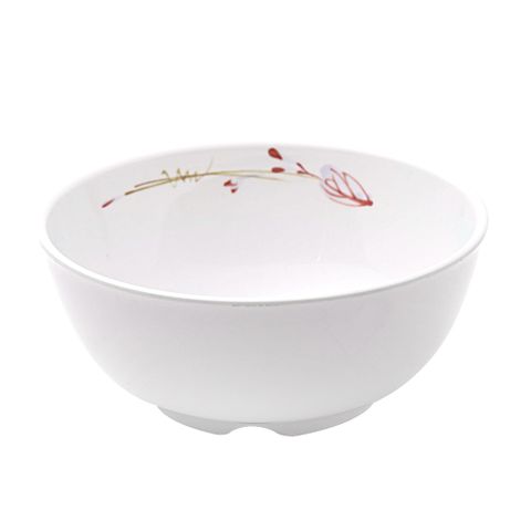 富裕花6吋湯碗/美耐皿碗(4入組)