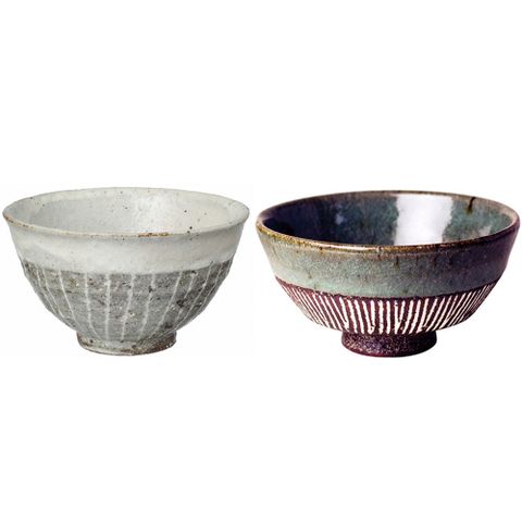【美濃燒】日本製 六魯 細手道/堀綠灰 陶瓷飯碗 11.5cm/12.5cm 茶碗 湯碗(兩款任選)