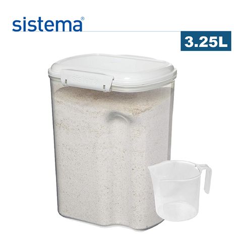 sistema 紐西蘭進口烘焙系列扣式保鮮盒-3.25L