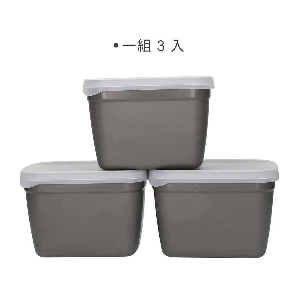Natural Elements 英國 可微波保鮮盒3入(綠棕1.2L) / 收納盒 環保餐盒 便當盒 野餐 可機洗 洗碗機可洗