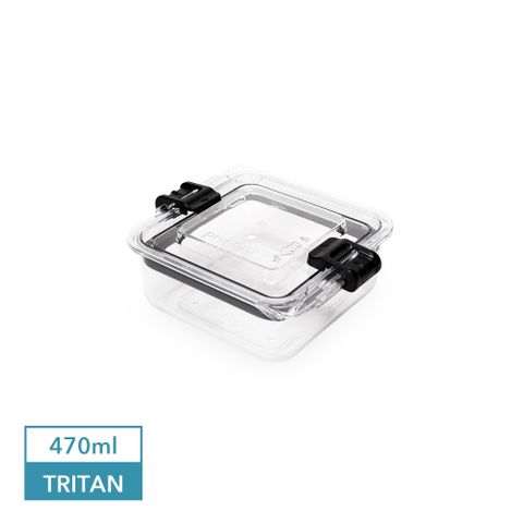 PREPARA Latchlok SQUARE系列 TRITAN保鮮盒/方形 [13號]-470ml