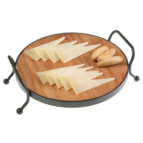 VERSA 圓形竹製輕食盤