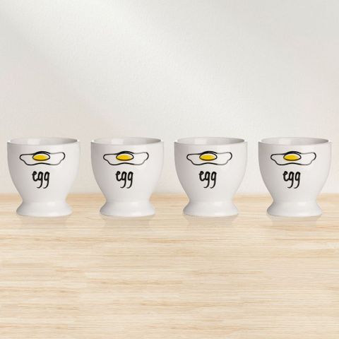 Premier 石陶蛋杯4入(太陽蛋)