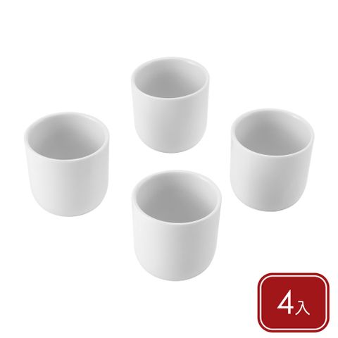 《Mikasa》Chalk白瓷蛋杯4入