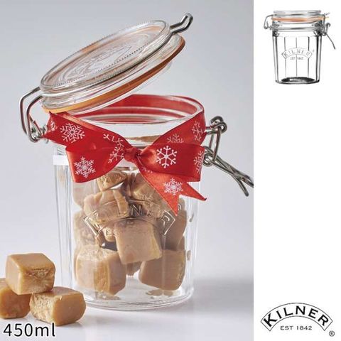 KILNER 復古扣式密封貯存罐 450ml