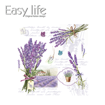 Easy Life 【義大利 】 餐巾紙  薰衣草花束