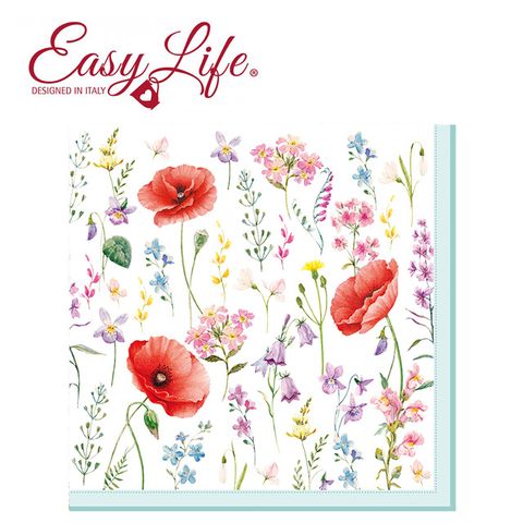 Easy Life 【義大利 】 餐巾紙    罌粟花