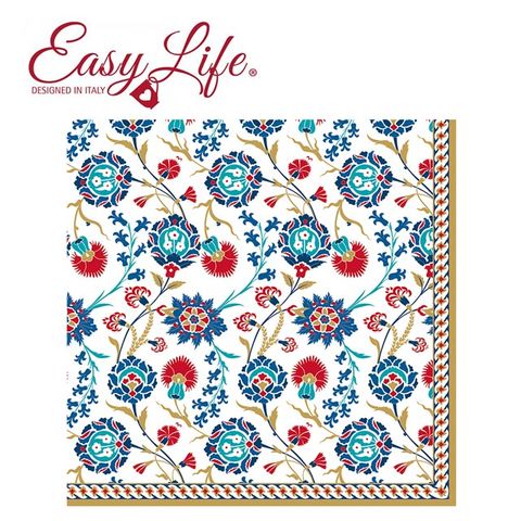 Easy Life 【義大利 】 餐巾紙  伊茲尼克圖案