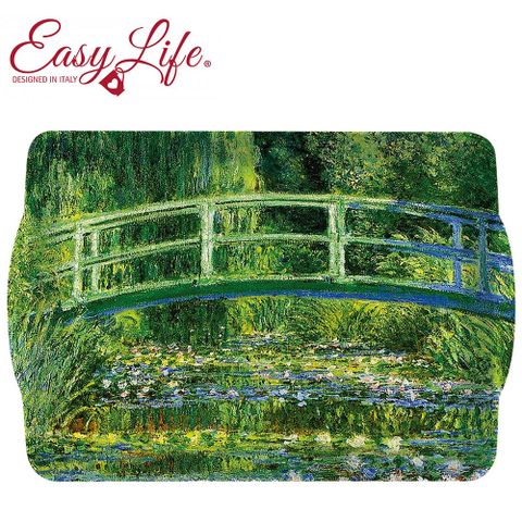 Easy Life 【義大利】美耐皿托盤莫內 睡蓮和日本橋 (33*22cm)