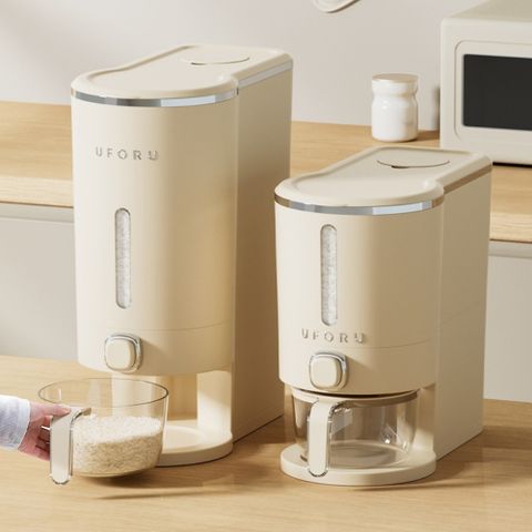 按壓式米桶 密封面粉 儲存罐 裝大米容器 米箱米缸 儲糧桶 家用防蟲防潮 10斤