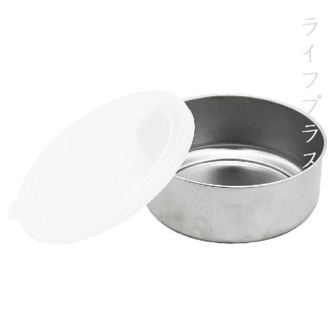 【一品川流】日本製 不鏽鋼保鮮盒-圓淺型-小-12cm-450ml-6入
