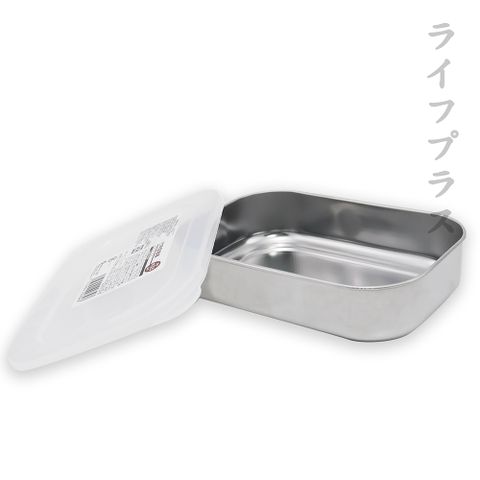 【一品川流】日本製 不鏽鋼保鮮盒-長方型-15cm-300ml-2入組