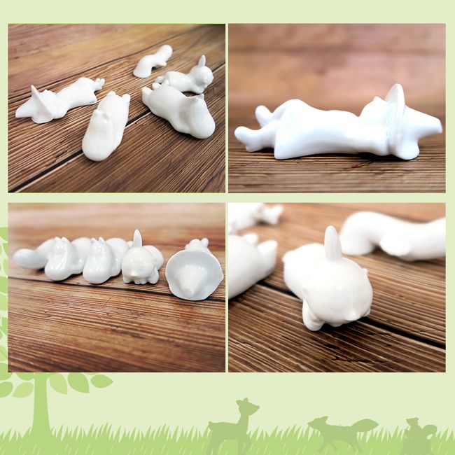 Moomin 嚕嚕米 【日本山加yamaka】造型陶瓷筷架禮盒5入組 (MM670-403)