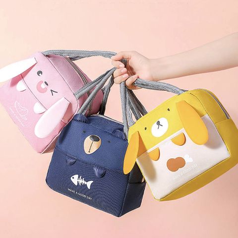 品樂 【LaVie】致輝。立體耳朵手提便當保溫袋野餐包