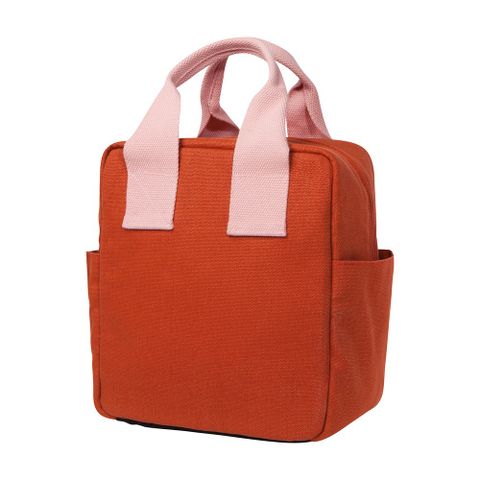 《danica》Jubilee雙側袋保冷便當袋(陶紅粉橘)
