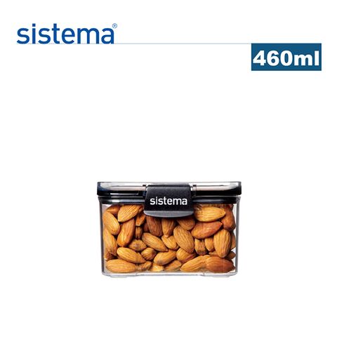 sistema 紐西蘭進口TRITAN扣式方形密封保鮮盒(460ml)