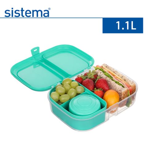【sistema】紐西蘭進口togo系列外帶野餐盒(附優格罐)1.1L