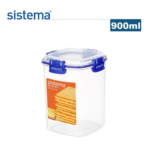 sistema 紐西蘭進口扣式套疊保鮮盒-900ml